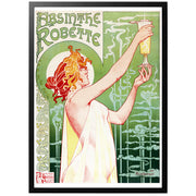 Absinthe Robette vintage poster med ram