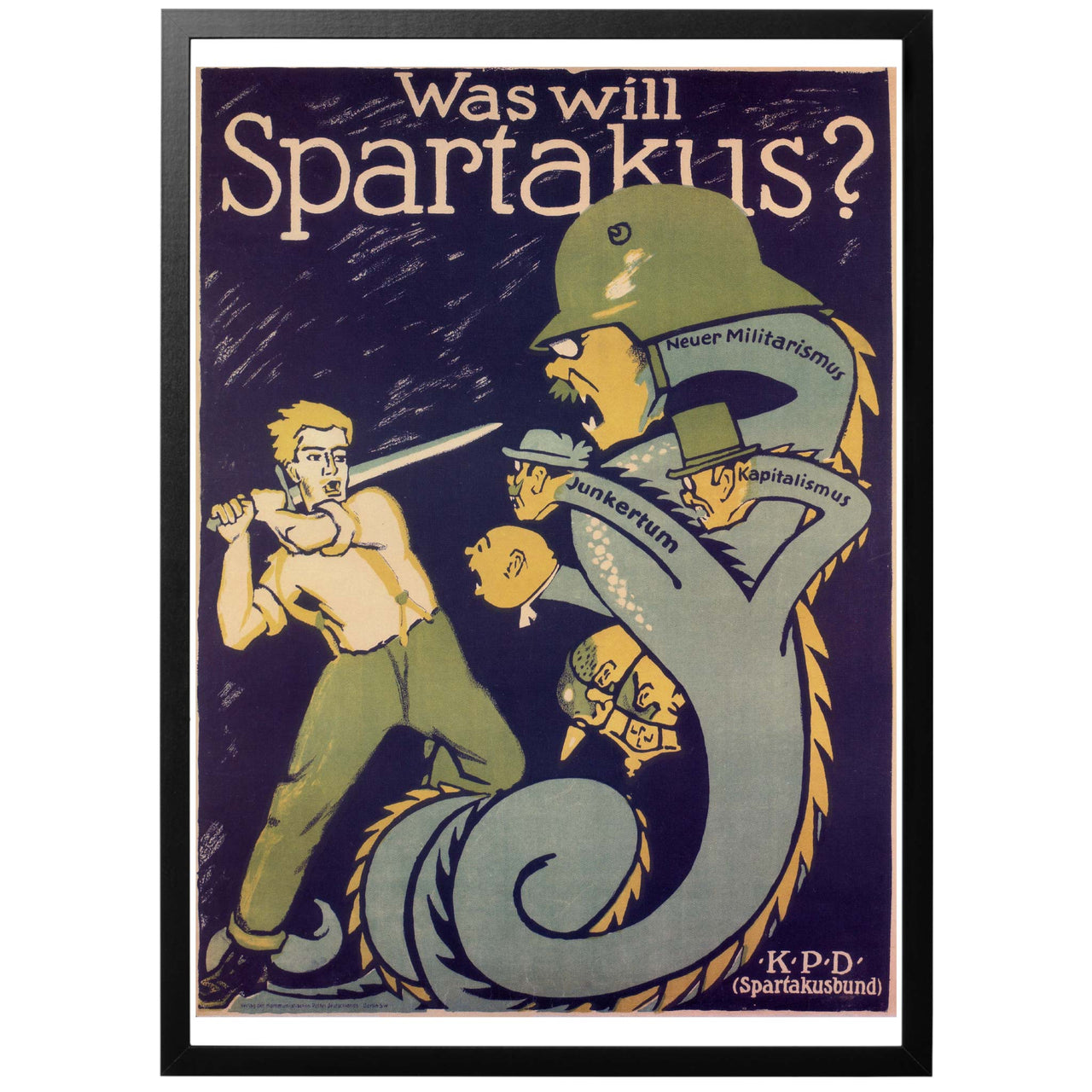 Vad vill Spartakus? Poster