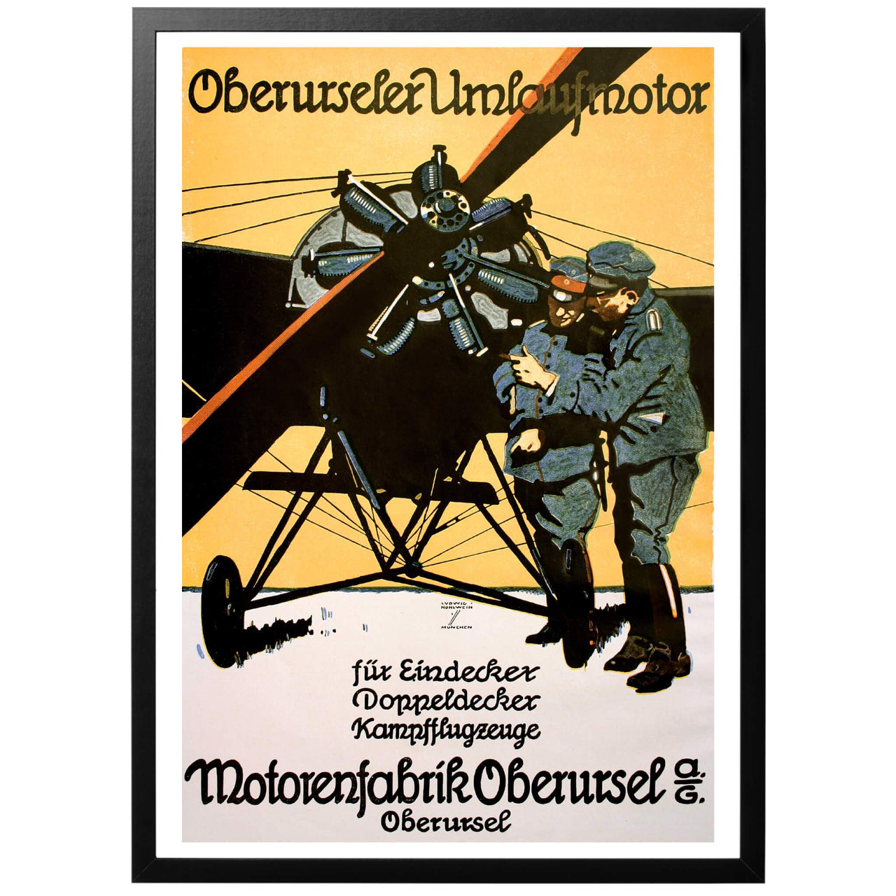 Motorenfabrik Oberursel AG Poster