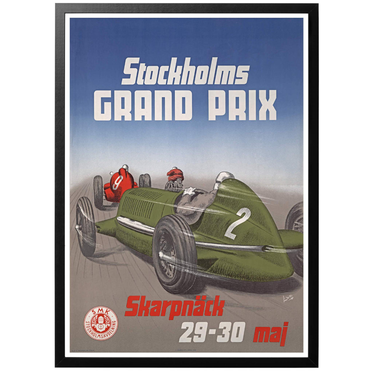 Stockholms Grand Prix 1948 Poster