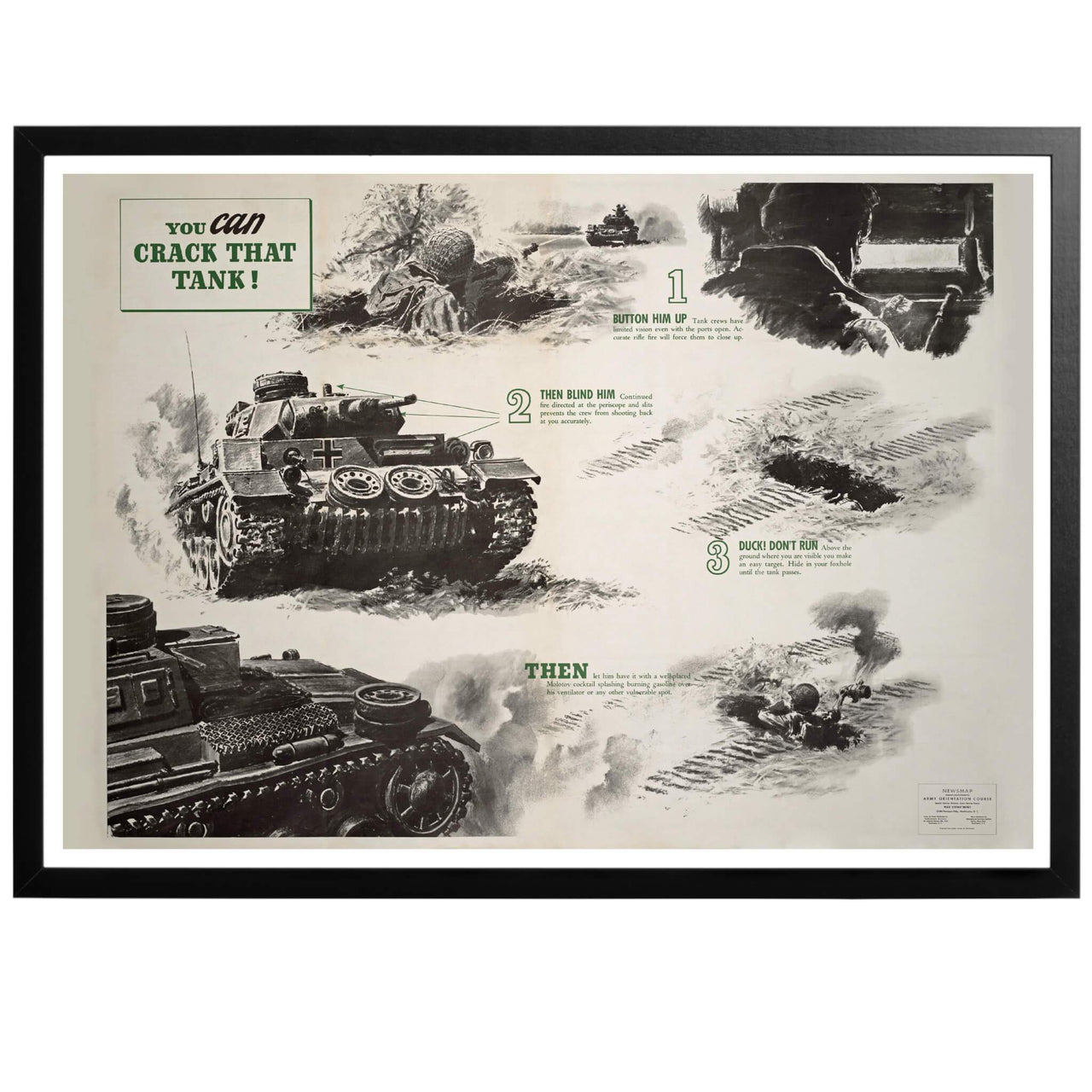 You CAN crack that tank! Poster