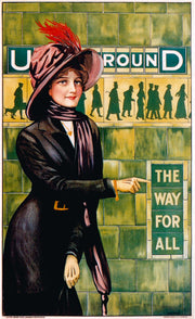 Underground - The Way For all vintage poster utan ram