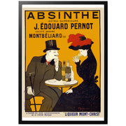 Absinthe - Extra överlägsen vintage poster med ram