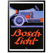 Bosch strålkastare vintage poster med ram