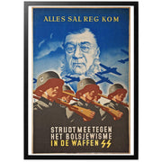 Allt kommer att bli bra - Nederländsk Waffen-SS poster