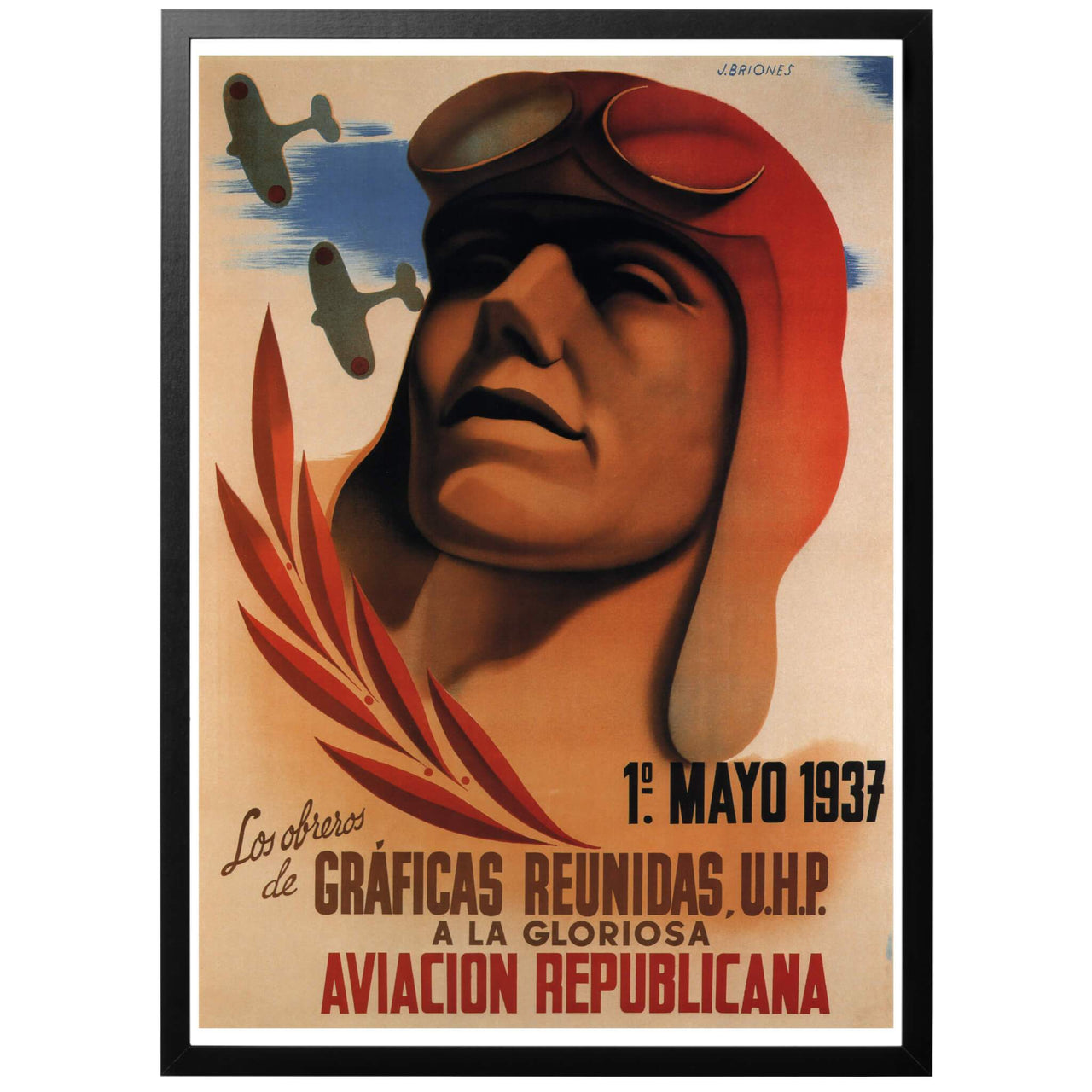 Spansk affisch från det spanska inbördeskriget