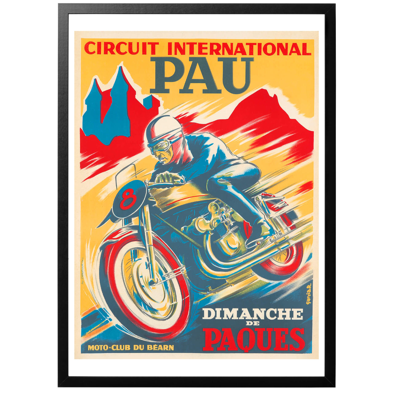 Circuit International Pau Poster