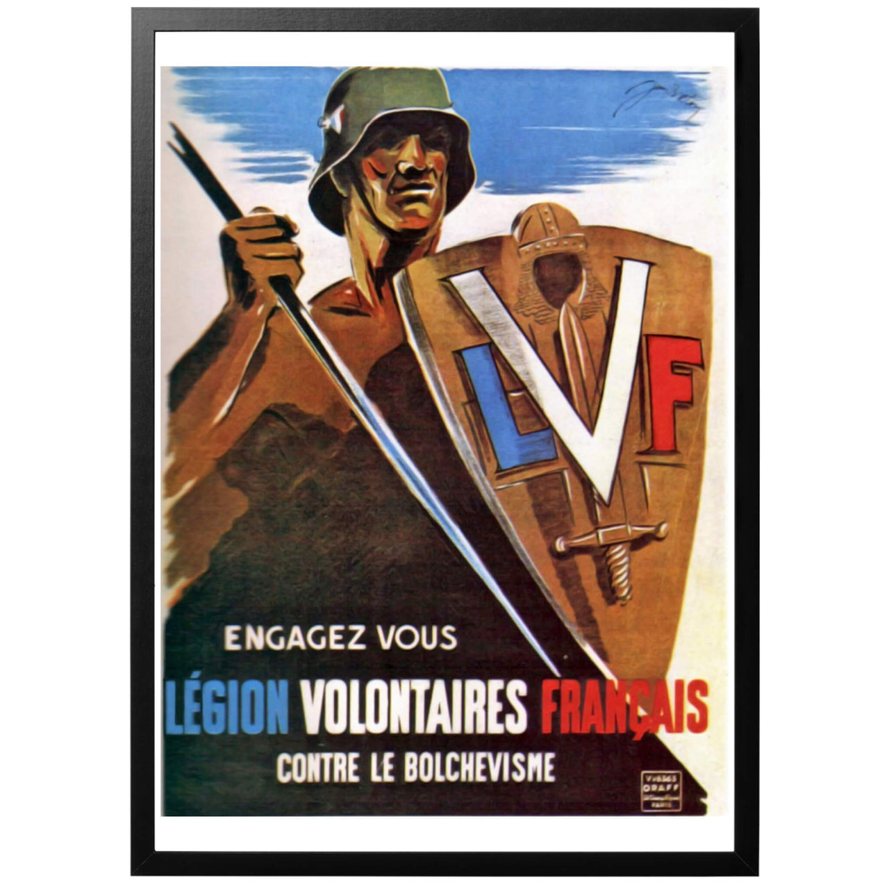 Gå med i Franska Frivilliga Legionen mot bolsjevismen Poster