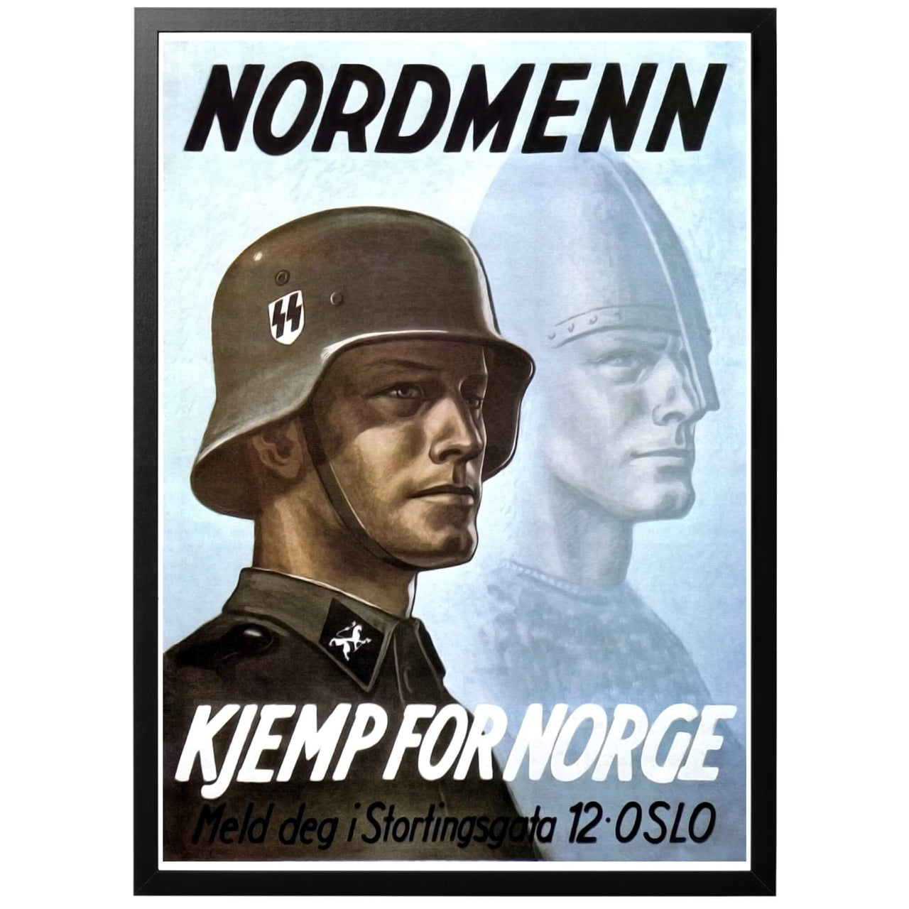 Nordmenn Kjemp for Norge Poster