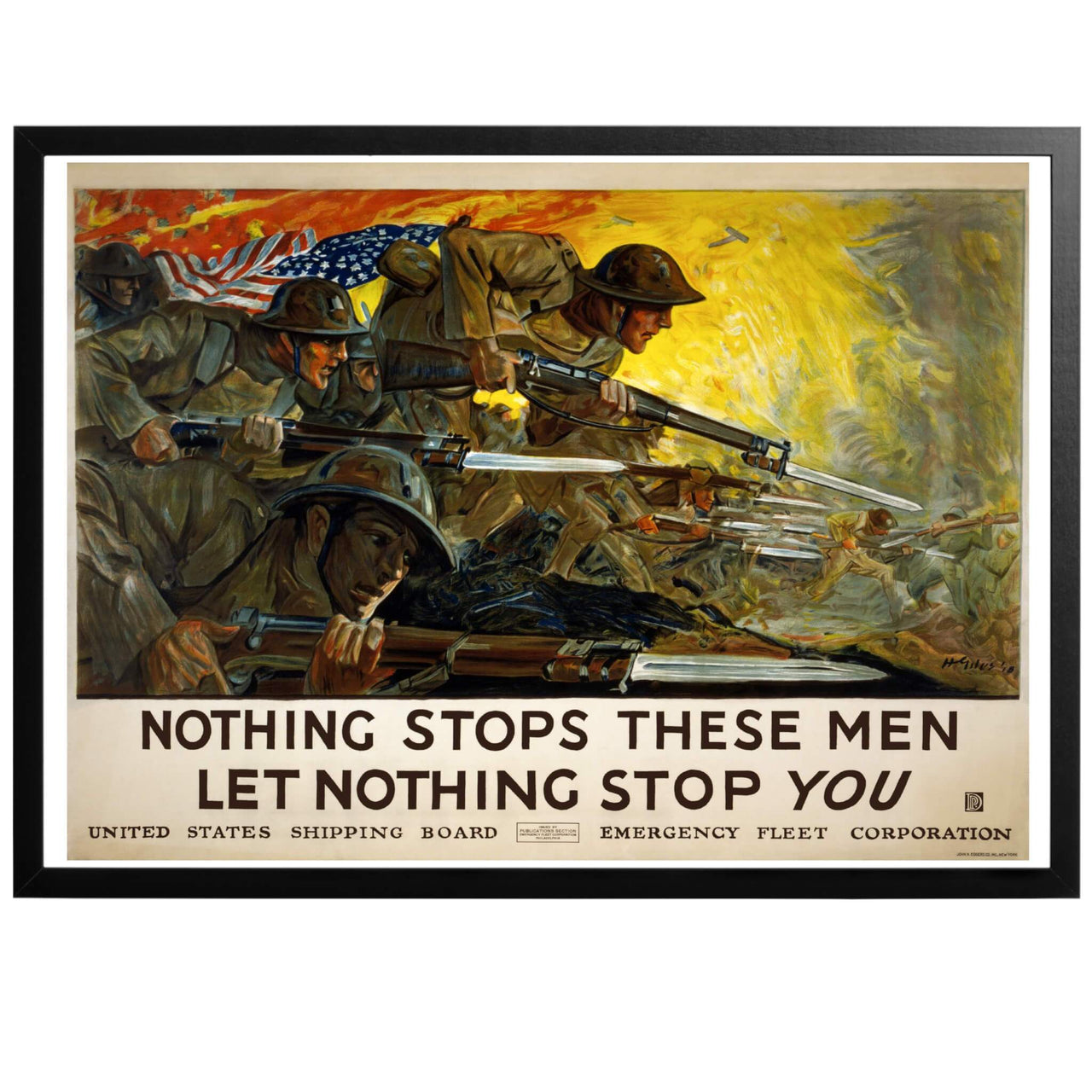 Inget stoppar dessa män - låt inget stoppa dig! Poster
