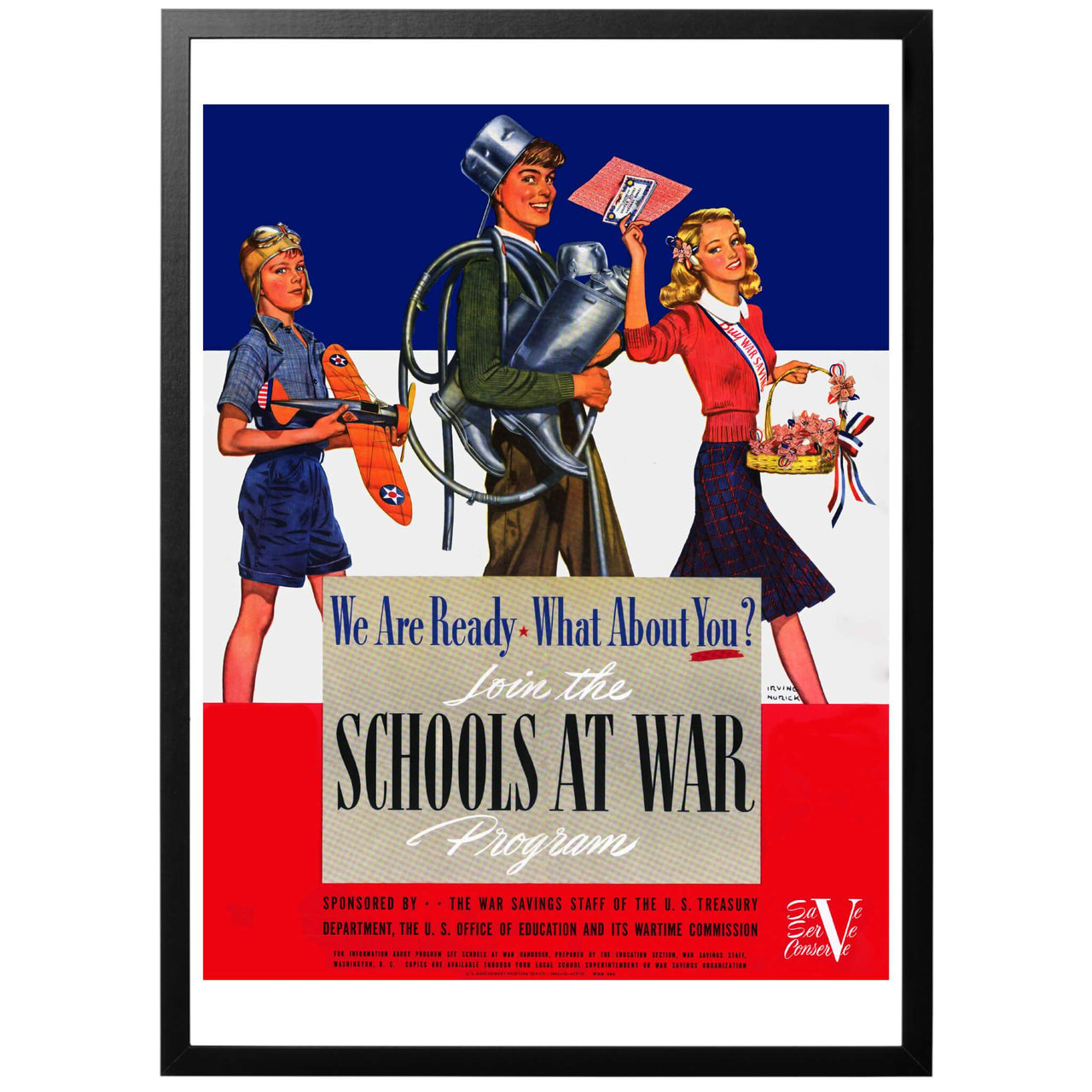 Schools At War Poster