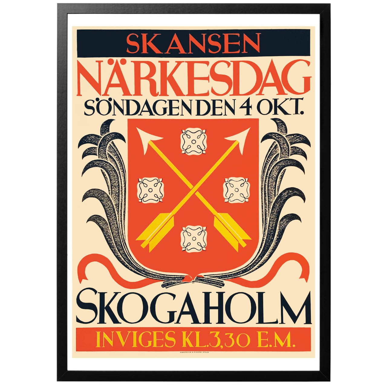 Skansen Närkesdag Poster
