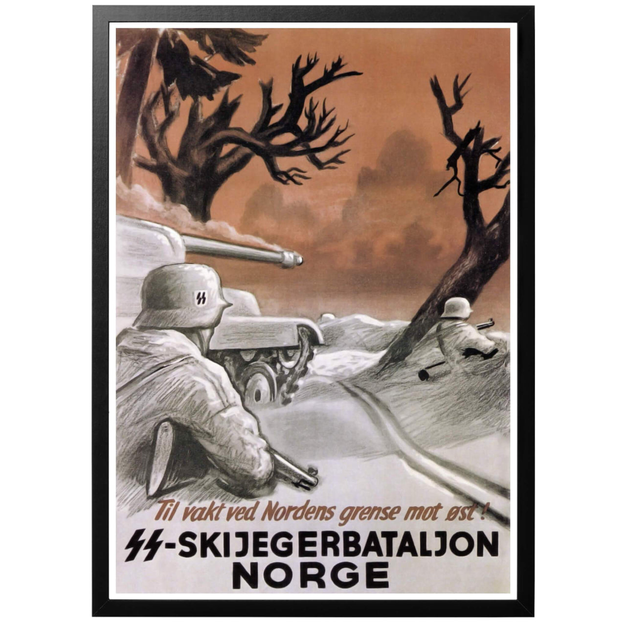 SS-Skijegerbataljon Norge Poster