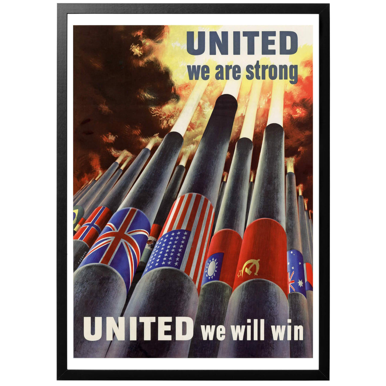 United we are strong! Poster
