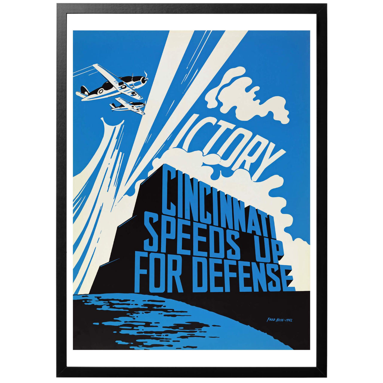 Victory - Cincinnati Speeds Up for Defense Poster