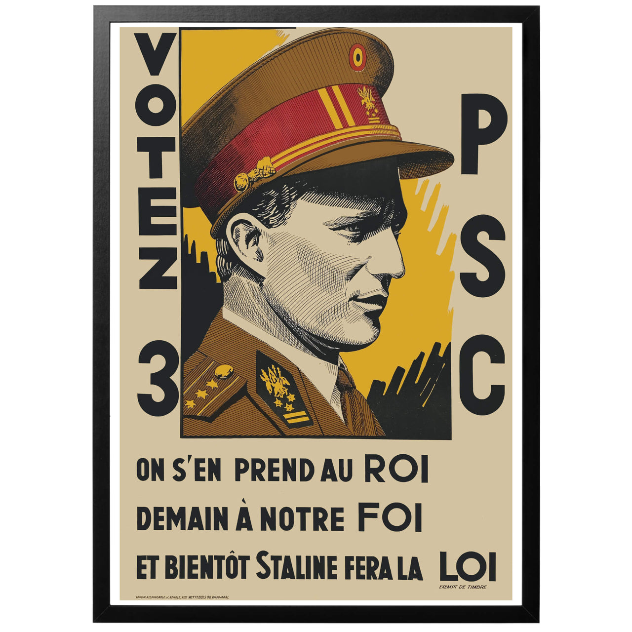 Votez 3 PSC Poster